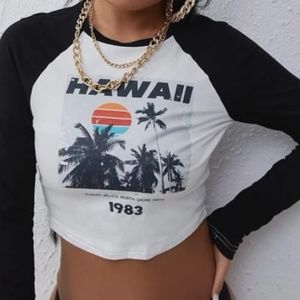 Hawaii🌺 long sleeve top